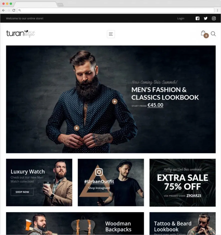 Turan Flat WordPress Multivendor ECommerce Themes