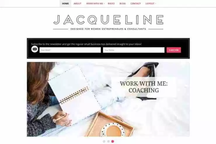 Jacqueline Bold Blog theme for Women
