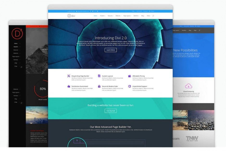 Divi Premium WordPress Video Portfolio Theme