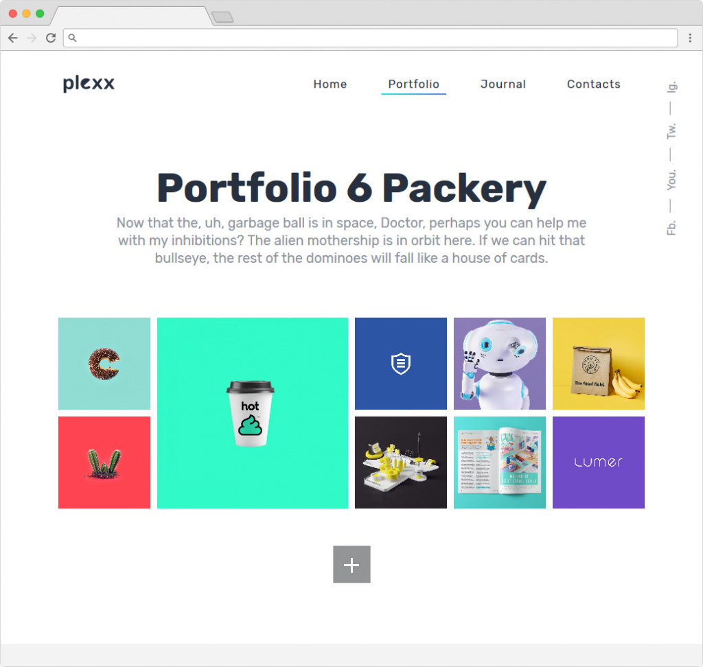 Plexx WordPress Portfolio Theme Clean Metro Style