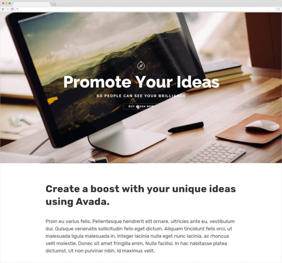 Avada One Page Full Screen Startup WP Theme 002