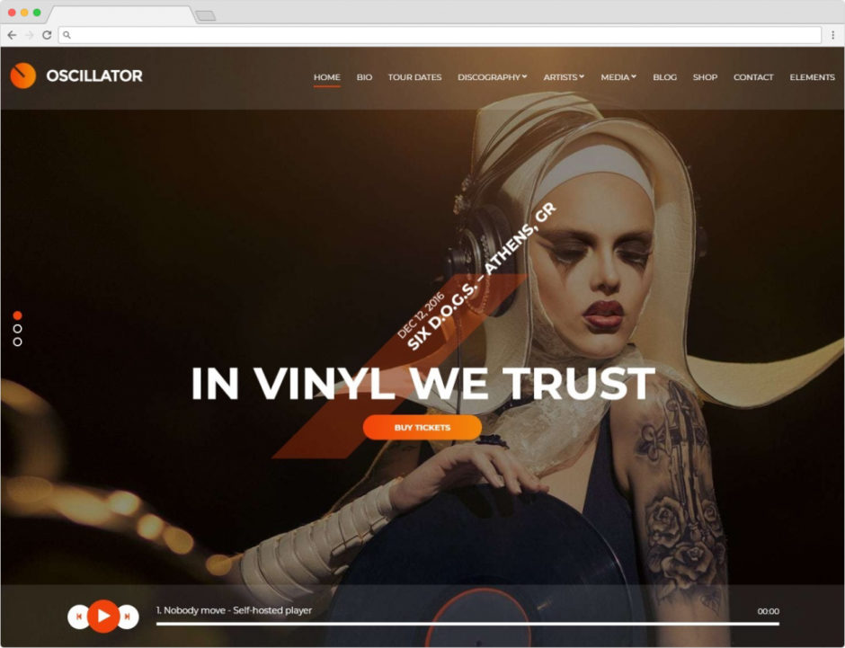 Oscillator Video Music And Podcast Theme For WordPress